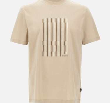BOSS T-shirt "Thompson" BEIGE Uomo 