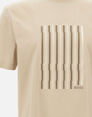 BOSS T-shirt "Thompson" BEIGE Uomo 