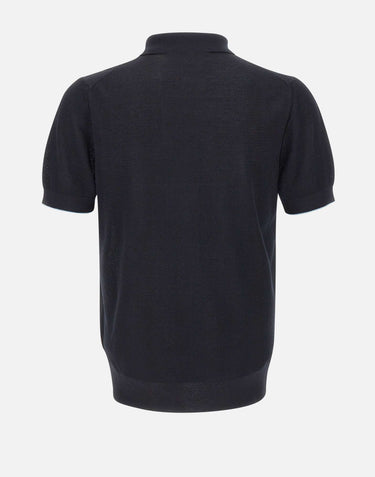 BOSS Polo "L-Naldo" BLUE Uomo 
