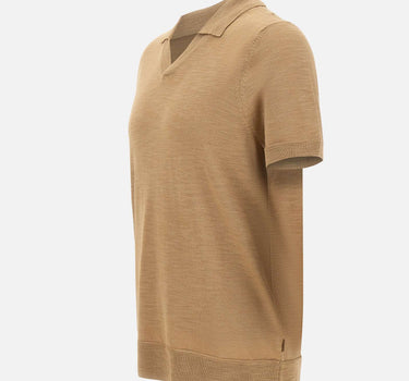 BOSS Polo "L_Naden" BEIGE Uomo 