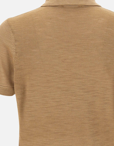 BOSS Polo "L_Naden" BEIGE Uomo 