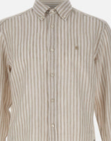 BOSS Camicia "H-Liam" BEIGE Uomo 
