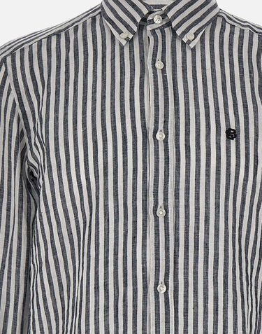 BOSS Camicia "H-Liam" BLUE Uomo 