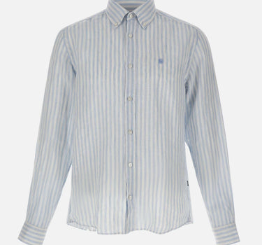 BOSS Camicia "H-Liam" Light Blue Uomo 