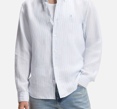 BOSS Camicia "H-Liam" Light Blue Uomo 