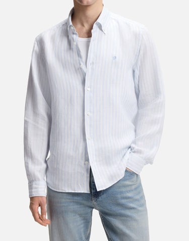 BOSS Camicia "H-Liam" Light Blue Uomo 