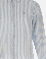 BOSS Camicia "H-Liam" Light Blue Uomo 