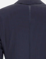 BOSS Blazer slim fit in misto lana seersucker BLUE Uomo 