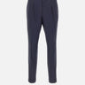 BOSS Pantaloni in misto lana e seta BLUE Uomo 