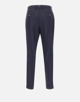 BOSS Pantaloni in misto lana e seta BLUE Uomo 