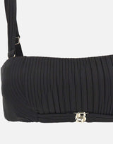 Top bikini con monogramma Double B 50561325 001 BOSS 