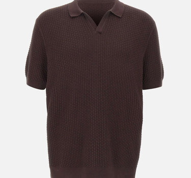 BOSS Polo "H-Natalo" BROWN Uomo 