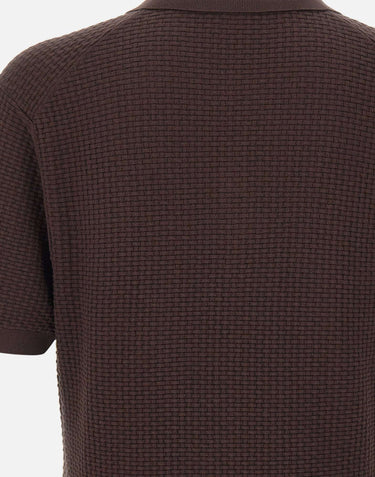 BOSS Polo "H-Natalo" BROWN Uomo 