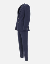 BOSS Abito slim fit con micromotivo BLUE Uomo 