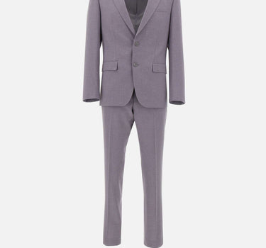 BOSS Abito slim fit con micromotivo PURPLE Uomo 