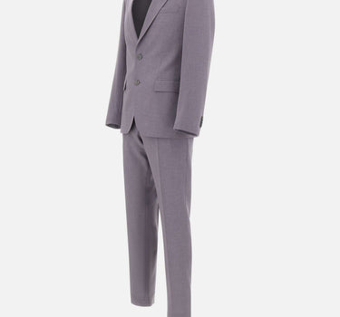 BOSS Abito slim fit con micromotivo PURPLE Uomo 