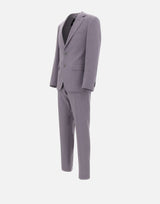 BOSS Abito slim fit con micromotivo PURPLE Uomo 