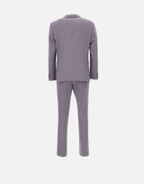 BOSS Abito slim fit con micromotivo PURPLE Uomo 