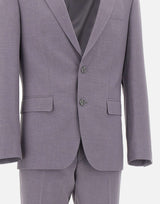 BOSS Abito slim fit con micromotivo PURPLE Uomo 