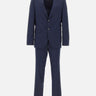 BOSS Abito in lana vergine gessato BLUE Uomo 