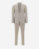 Abito tre pezzi slim fit in lana vergine 50561836 068 BOSS 