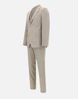 Abito tre pezzi slim fit in lana vergine 50561836 068 BOSS 