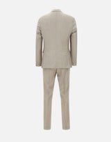 Abito tre pezzi slim fit in lana vergine 50561836 068 BOSS 
