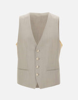 Abito tre pezzi slim fit in lana vergine 50561836 068 BOSS 