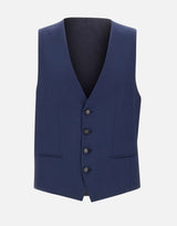 BOSS Abito tre pezzi slim fit in lana vergine BLUE Uomo 