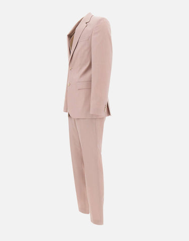 BOSS Abito tre pezzi slim fit in lana vergine Pink Uomo 