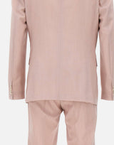 BOSS Abito tre pezzi slim fit in lana vergine Pink Uomo 
