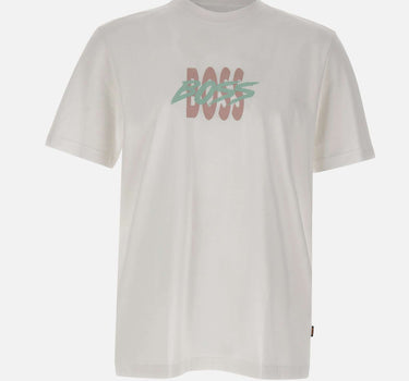 BOSS T-shirt "Te-Bass" WHITE Uomo 
