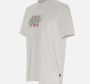 BOSS T-shirt "Te-Bass" WHITE Uomo 