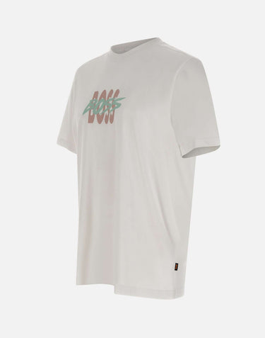 BOSS T-shirt "Te-Bass" WHITE Uomo 