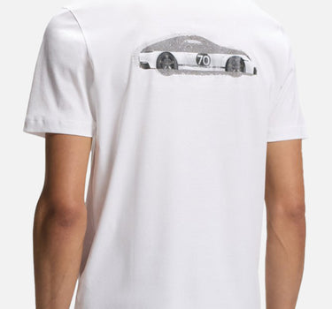 BOSS T-shirt "Spirit 70 Car" WHITE Uomo 