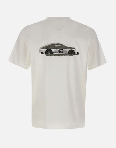 BOSS T-shirt "Spirit 70 Car" WHITE Uomo 
