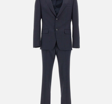 BOSS Abito slim fit con micromotivo BLUE Uomo 