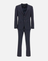 BOSS Abito slim fit con micromotivo BLUE Uomo 
