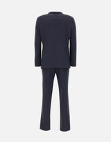 BOSS Abito slim fit con micromotivo BLUE Uomo 