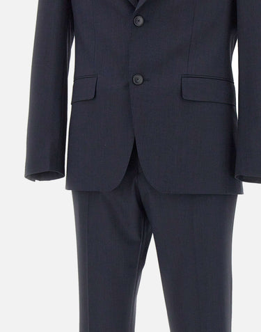 BOSS Abito slim fit con micromotivo BLUE Uomo 