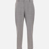 BOSS Pantaloni dal fit affusolato in lana vergine GREY Uomo 