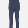 BOSS Pantaloni dal fit affusolato in lana vergine BLUE Uomo 