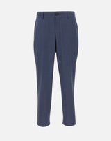 BOSS Pantaloni dal fit affusolato in lana vergine BLUE Uomo 