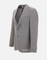BOSS Blazer slim fit in lana vergine GREY Uomo 