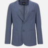 BOSS Blazer slim fit in lana vergine BLUE Uomo 