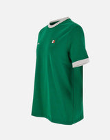 T-shirt in cotone elasticizzato con bandiera 50562134 320 BOSS 