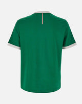 T-shirt in cotone elasticizzato con bandiera 50562134 320 BOSS 