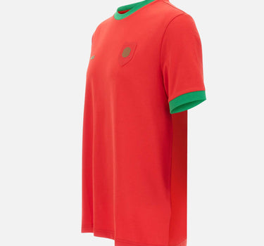 BOSS T-shirt in cotone elasticizzato con bandiera RED Uomo 