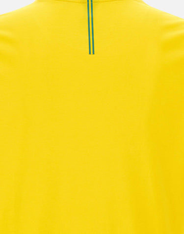 T-shirt in cotone elasticizzato con bandiera 50562134 740 BOSS 