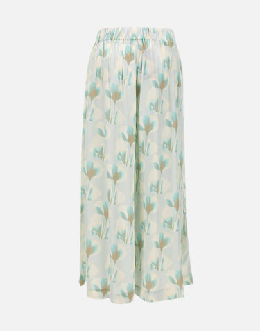 BOSS Pantaloni oversized fit con stampa floreale MULTICOLOR Donna 